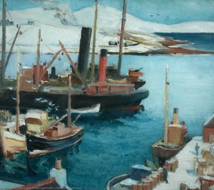 Stromness Harbour — David Barrogill Keith