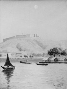 Spanish Fortress In Moonlight — Louis Michel Eilshemius
