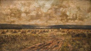 Landscape With Horse And Rider (possibly Hampstead Heath) — Charles James Fox, Impressionism
