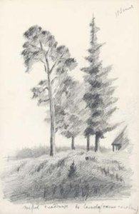 Old Graveyard In Sosnovo — Nicholas Roerich