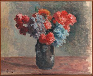 Flowers In A Vase — Maximilien Luce