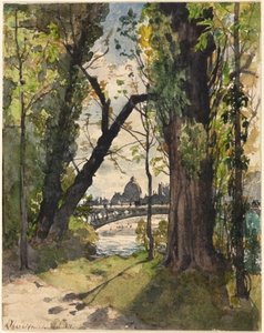 Paris From The Bois — Henri-joseph Harpignies
