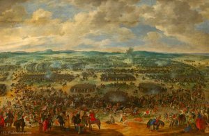 Turk and Christian Battle Scene