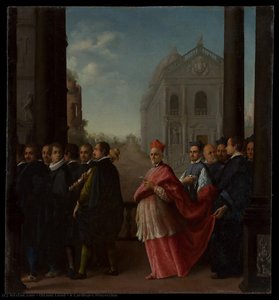 A Cardinal's Procession — Ottavio Leoni