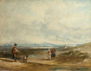 Welsh Peasants Returning From Market; Scene Near Barmouth — William Collins