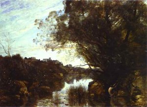 Memory Of Lake Nemi — Jean-baptiste-camille Corot