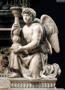 Angel With Candlestick — Michelangelo Buonarroti