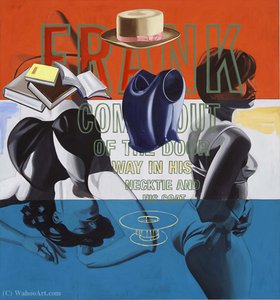 Frank Comes Out Of The Doorway — David Salle