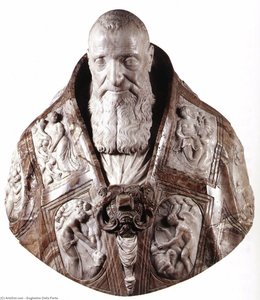 Bust Of Pope Paul Iii — Guglielmo Della Porta