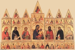 Polyptych Of Santa Caterina (pisa Polyptych) — Simone Martini, Late Gothic