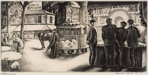 Montparnasse Street — Howard Cook