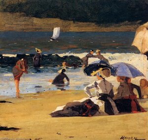 By The Shore — Winslow Homer, American Realism