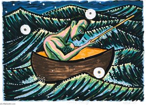 Fragile Crossing — Luis Cruz Azaceta