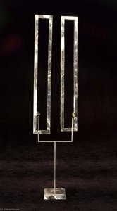 Study For Two Open Rectangles Excentric — George Rickey