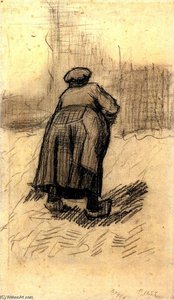 Peasant Woman Lifting Potatoes — Vincent Willem Van Gogh