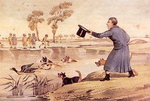 Duck-baiting — Henry Thomas Alken