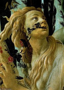 La Primavera, Allegory Of Spring (detail) — Sandro Botticelli, Early Renaissance