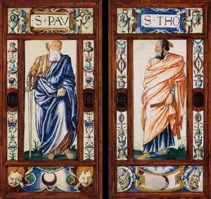 St Paul And St Thomas — Léonard Limosin, Renaissance Painting