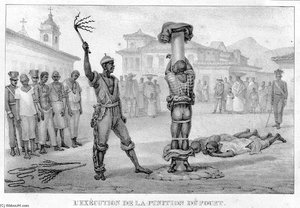 Execution Of The Flogging Punishment — Jean-baptiste Debret