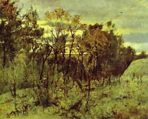Autumn Evening. Domotcanovo — Valentin Alexandrovich Serov, Impressionism