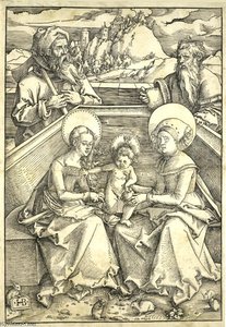 La Sainte Famille Avec Sainte Anne Et Saint Johachim — Hans Baldung