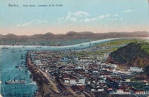 Português Porto De Santos Na Primeira Guerra Mundial (cartão Postal) English Port Of Santos At The Time Of The World War I (postal Card) — Benedito Calixto