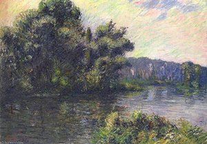 By The Eure River — Gustave Loiseau