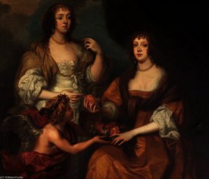 Lady Elizabeth Thimbelby And Dorothy, Viscountess Andover — Sir Anthony Van Dyck