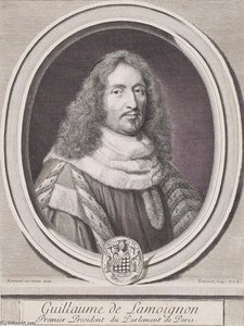 Guillaume De Lamoignon, Premier President Du Parlement De Paris — Robert Nanteuil