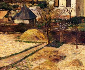 Garden View, Rouen — Eugène Henri Paul Gauguin, Post-impressionism