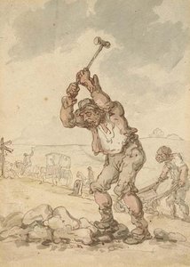The Stonebreaker — Thomas Rowlandson