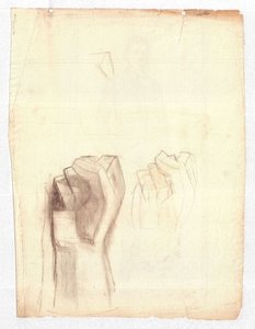 Studies Of Clenched Fists — Theodore Clement Steele