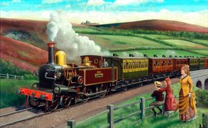 London And South Western Railway 4–4–0 Beattie Tank Locomotive — Cuthbert Hamilton Ellis
