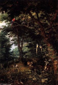 The Earthly Paradise — Jan Brueghel The Elder