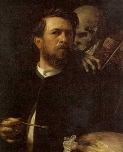 Self-portrait With Death Playing A Fiddle — Arnold Böcklin