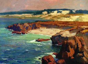 Sand Dunes ^ Rocky Coast — Franz Bischoff