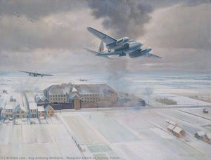 Mosquito Attack On Amiens Prison — Roy Anthony Nockolds