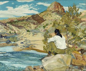On The Rio Grande — Walter Ufer
