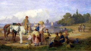 On The Tow Path, Walton On Thames — John Absolon