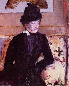 Mrs. Gardner Cassatt In Black — Mary Stevenson Cassatt