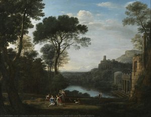 Landscape With The Nymph Egeria — Claude Lorrain (claude Gellée), Baroque