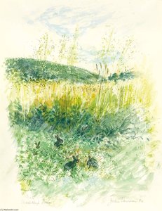 Rabbits in a Cornfield