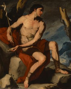 Saint John The Baptist In The Wilderness — Luca Giordano, Baroque