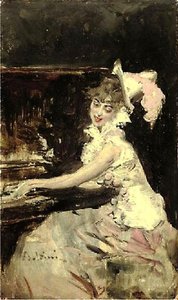 Signora Al Pianoforte — Giovanni Boldini