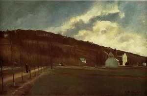 The Banks Of The Marne In Winter — Camille Pissarro