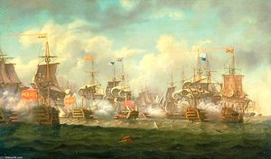 The Battle Of St Vincent — Charles Martin Powell