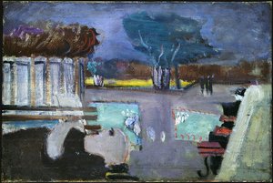 Untitled (figure Lying On Park Bench) — Mark Rothko