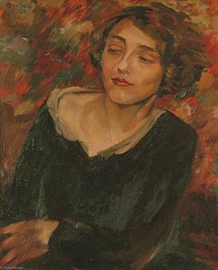 Kitty, The Artist's Sister — David Bomberg, Expressionism
