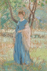 Woman in Shawl