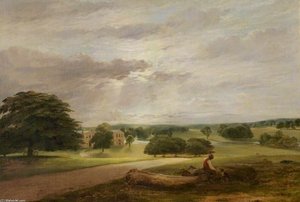 The West Front Of Clumber House, Nottinghamshire — William Collins